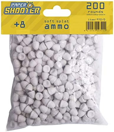 Gonher-970/0 Paper Shooter Balls, White (970/0)