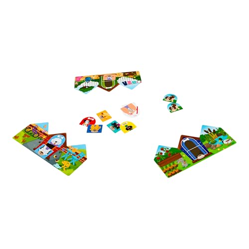 Doggy Doggy Woof Woof. Matching Game for Ages 2-6. Ideal for Developing Memory, with 2 Ways to Play. for 2-4 Players.