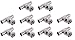 Ultra Clarity Cables BNC Splitter (10 Pack) BNC Male Connector to BNC Double Female (T-Shape) Adaptor, for CCTV