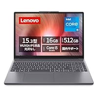 Lenovo IdeaPad Slim 3 15.3-inch 13th Generation Intel® Core™ i5 Processor 13420H 16GB Memory 16GB SSD512GB Windows 11 Battery Operated 16.9 Hours Weight 3.5 lbs (1.59 kg) Luna Grey 83K100G6JP Laptop