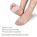 Metatarsal Pads (3 Pairs), Gentee Breathable Ball of Foot Pain Relief Cushions, Soft Gel Forefoot Pads Protect Callus Blisters with Air Circulation for Men and Women