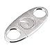 Cigar Cutter - Includes Sturdy Black Gift Box - Perfect Gift for Birthdays, Celebrations, Independence Day - Premium Stainless Steel - Sharp Guillotine Durable Double Blade - Clean Cut - (Silver)