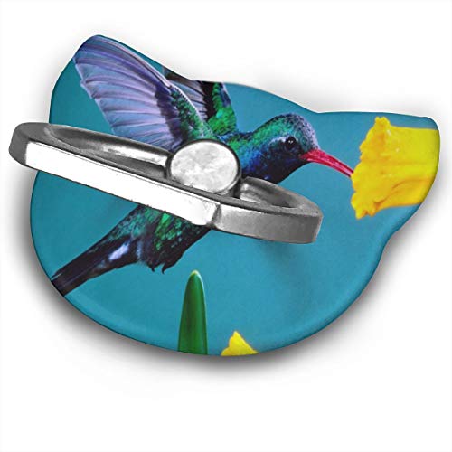 Ring Holder Hummingbirds Magic in The Air Cat Type Ring Cell Phone Stand Adjustable 360° Rotation Phone Stand for IPad Phone X/6/6s/7/8/8 Plus/7, Galaxy S9/S9 Plus/S8/S7 Android Smartphone
