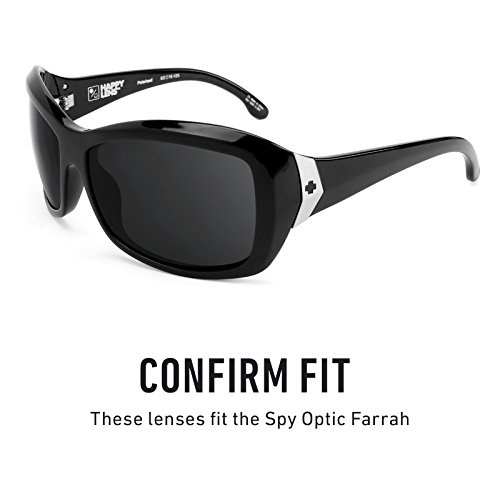 Revant Replacement Lenses for Spy Optic Farrah Polarized Stealth Black