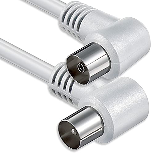 1aTTack Coaxial Connection Cable Antenna Cable Sat Cable F-Connector Coaxial Male to Coaxial Female Double-Shielded / Triple Shielded / Quadruple Shielded / 75 db / 85 db / 100 db / 110 db / 120 db / 125 db