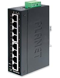 Interruptor Ethernet industrial administrado de 8 puertos 10 100   1000Mbps del planeta