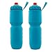Polar Bottle 2 Pack Insulated Water Bottle 24 Oz BPA Free Sports Squeeze Water Bottles Handheld