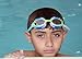 Swimming Goggles For Kids by Bling2O - Anti Fog, No Leak, Non Slip and UV Protection - Fun Water Accessory Includes Hard Case (Aqua Marine Grey)