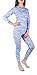 Sexy Basics Women's Thermal Underwear Base Layer Set Top & Bottom Fleece Lined Cotton - Mix & Match 1 to 3 Sets