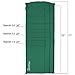 Lightspeed Outdoors PVC-Free Warmth Series Self Inflating Insulated Sleep Camp Foam Pad