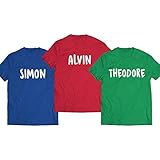 Simon Alvin Theodore Halloween Costume Chipmunks Matching Group Outfit Customized Handmade T-Shirt Hoodie/Long Sleeve/Tank Top/Sweatshirt