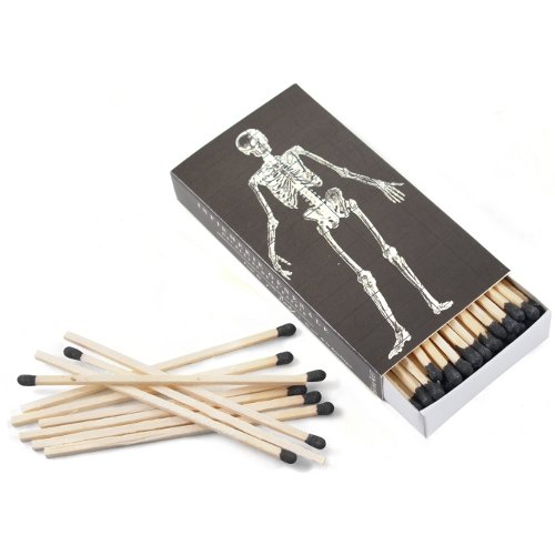 HomArt Infirmerie General Skeleton Large Decorative Matches Set of 3 matchboxes