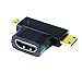 Tera Grand RETH-WH01B Premium High Speed HDMI Retractable Cable with HDMI 2-in-1 T Adapter