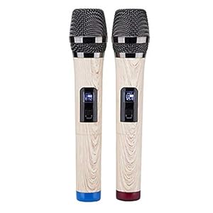 Hancoc Home Draadloze Microfoon om Live Outdoor Stage U SECTIE HANDHELD-microfoon te zingen Geluid Zelfs één met twee 23…