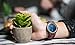 TEMPUS - Willoughby - Women's Wood Watch Minimalist Wooden Wristwatch Striped Nylon Oxford Band - TWW06
