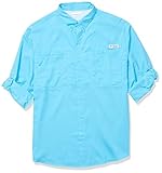 Columbia Men's PFG Tamiami II Long Sleeve Shirt - Big , Riptide, 2X