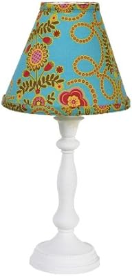teal standard lamp