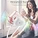 Rose Gold Wireless Headphones, Half in-Ear Comfortable Fit, Apple Style Bluetooth Headset with Microphone, Stereo Earbuds Noise Canceling for iPhone 7 7plus 6 6s Plus, Galaxy Cell Phones
