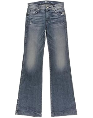 7 For All Mankind Womens Denim Original Fit Extreme Flare Jeans