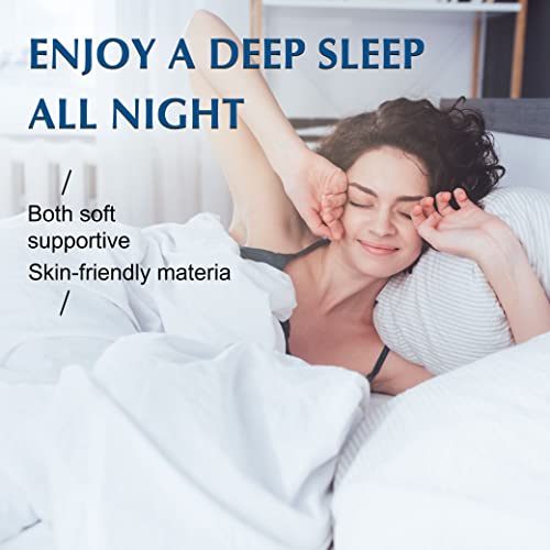 4R Cooling Side Sleeper Pillow Shredded Memory Foam Pillows Standard