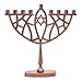 Ner Mitzvah New Prismatic Hanukkah Menorah - Menorah for Chanukah Candle - Copper Finish