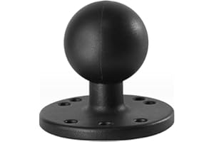 Strg 1.5" Ball Mounts Base with Round Plate, C Size Ball Base AMPS Ball Mount Compatible with RAM and 1.5" Ball Double Socket Arm Systems