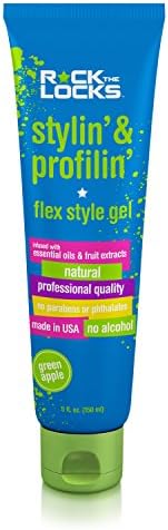 Rock the Locks Kids Stylin' &amp; Profilin' Flex Style Gel 5 fl. oz. Natural - Toxin-Free - Paraben-Free - Phthalate-Free