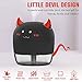 ALLYAG Ultrasonic Cool Mist Humidifier, Quiet, 7 Color Night Light, Adjustable Mist Output,Timing Auto Shut-Off, Portable Air Vaporizer Humidifier Small Devil Design is a Gift for Family Friends Kids