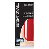SensatioNail by Nailene Color Gel Polish, Scarlet Red, .25 fl oz by Jubujub
