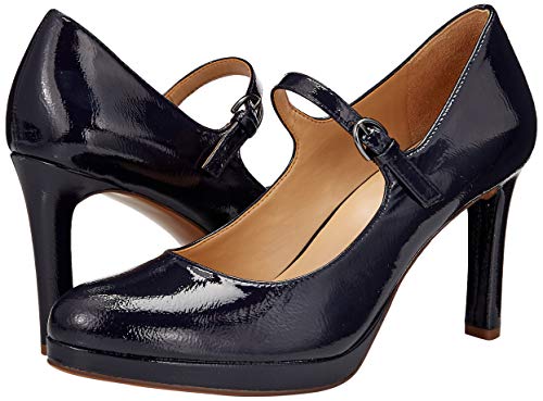 Naturalizer Women's Talissa Mary Janes Pump Navy Patent 9 W US for sale online | eBay