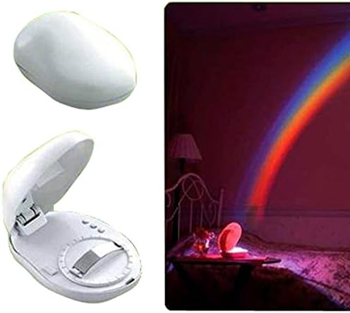 Hossen® LED Rainbow Projector Room Night Light W/3 Display Mode