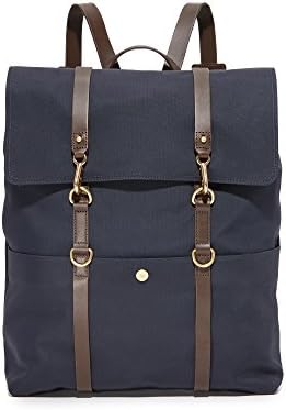 Mismo Men's M/S Backpack, Navy/Dark Brown, One Size