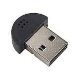 Mini USB Microphone for Computer Laptop Desktop Driver Free Black