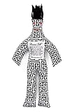Dammit Doll - Classic Dammit Doll - Athena La Déesse - Super Greek Black & White, Black Hair - Stress Relief, Gag Gift