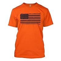 Distressed Black USA Flag - Patriotic Men