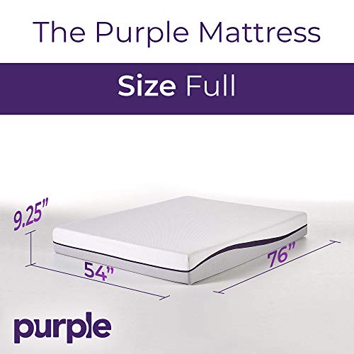 Purple Full Mattress HyperElastic Polymer Bed Supports Your Back