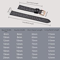 BISONSTRAP Leather Watch Straps, Soft Replacement