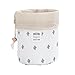 HOYOFO Drawstring Makeup Bags Travel Cosmetics Bag Barrel Make up Bag Brush Organizer Toiletry Kit Storage Pouch,Cactus
