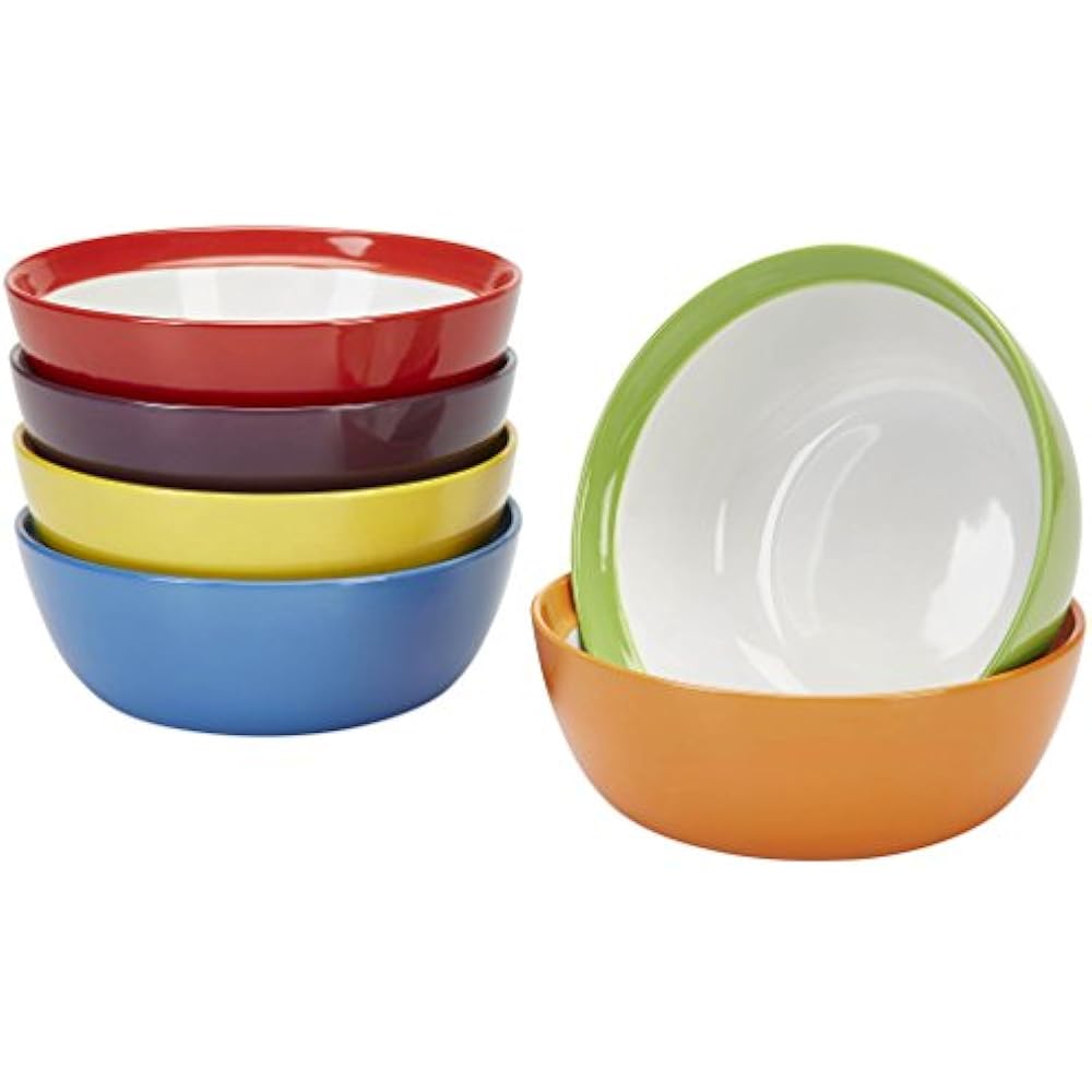 Premium Ceramic Set 6, Colorful Meal Stoneware (Breakfast ...