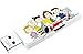 Emtec Peanuts 8GB USB 2.0 Flash Drives (ECMMD8GM700PN01)
