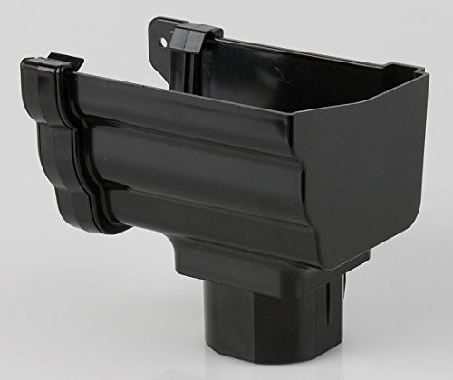 Brett Martin BR856RBR 106mm Prostyle (Ogee) Gutter Right Hand Stopend Outlet BR856RBR Brown