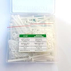 Pzsmocn 240 Pieces/80 Sets M4*40 mm Plastic White