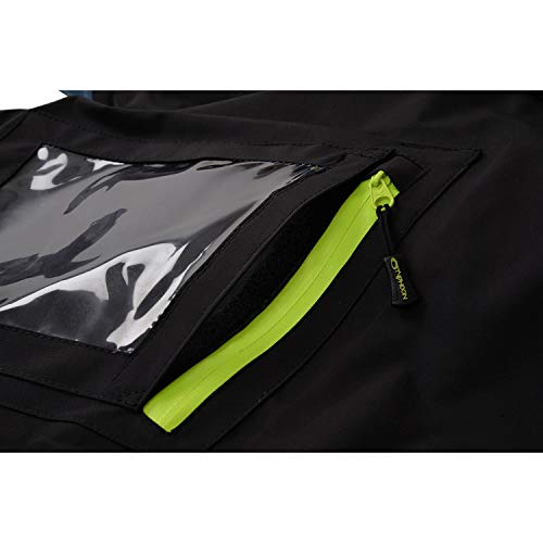 Typhoon Womens Ezeedon 4 Front Zip Drysuit & Free Underfleece 100175 - Black Drysuit Size - M - Thumbnail 4