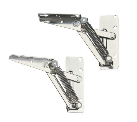 1-Klappenhalter-Klappenbeschlge-Schrankklappenbefestigung-verzinkt-120-x-145mm