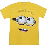 Animation Shops Despicable Me Minion Face Adult T-Shirt-Medium
