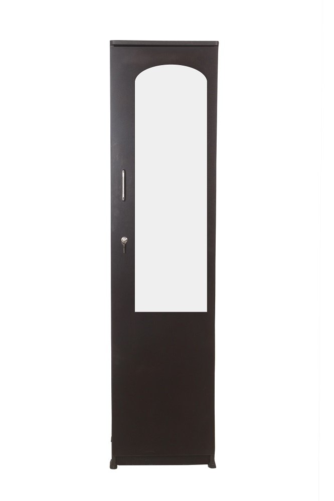 Single Door Wardrobe with Mirror and Drawer Amazon.in Furniture