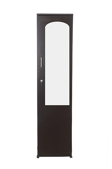 Single Door Wardrobe With Mirror And Drawer Amazon In Home Kitchen