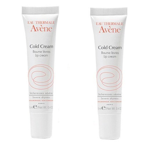 Avene Cold Cream Lip Cream 0.4oz Pack of 2 Tubes