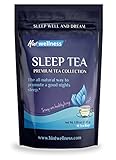 Sleep Tea - Natural Sleep Aid With Valerian Root and Chamomile - Herbal Sleep Aid Tea By Hint Wellness - 18 Tea Bags - 45 g