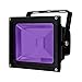 YQL Outdoor Black Light, 20W LED Flood Light, Blacklights for DJ Disco Night Clubs, Light Glow Bar, Blacklight Dance Party, Stage Lighting, Glow in The Dark Party Supplies, Curing